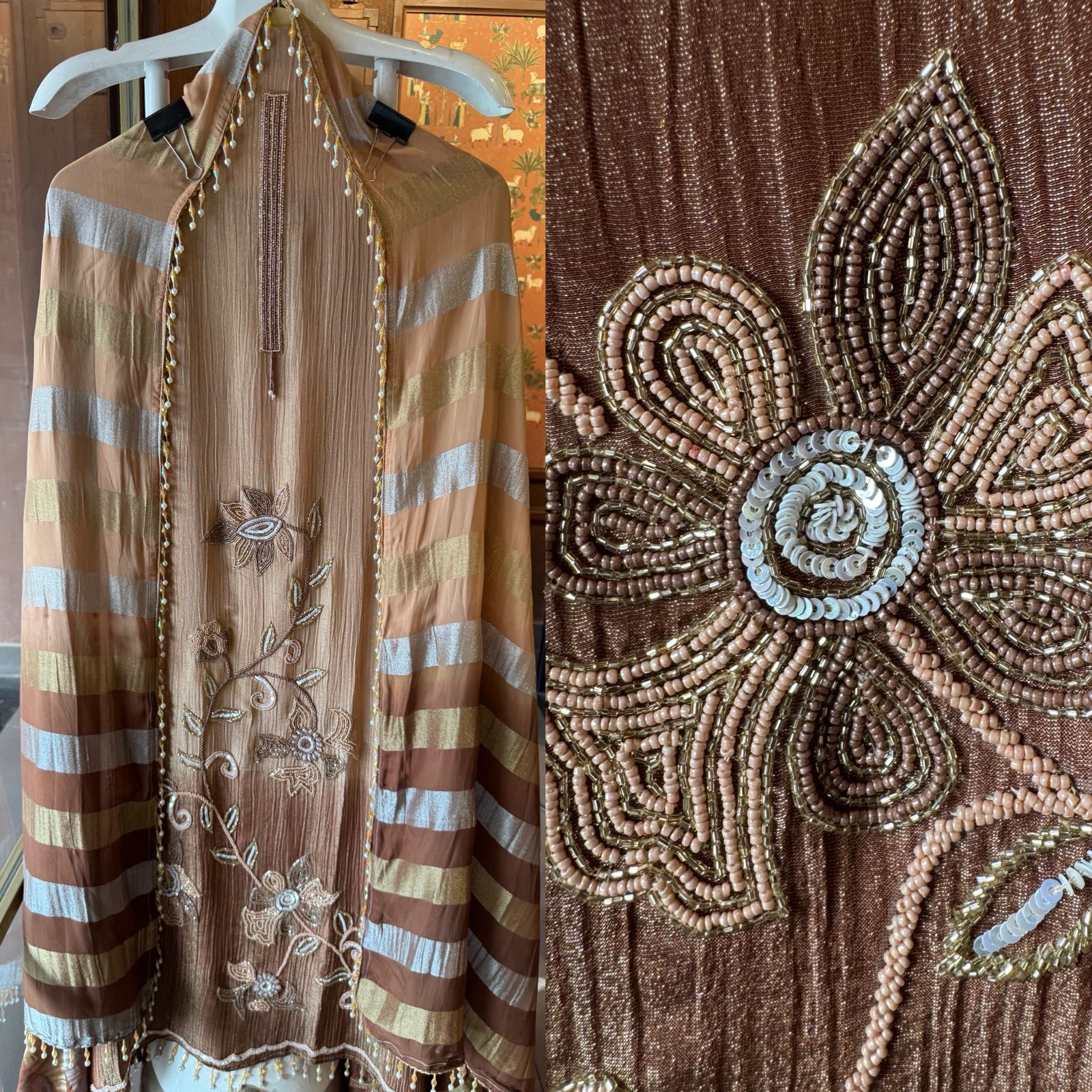 Tissue fabric Unstitched shirt